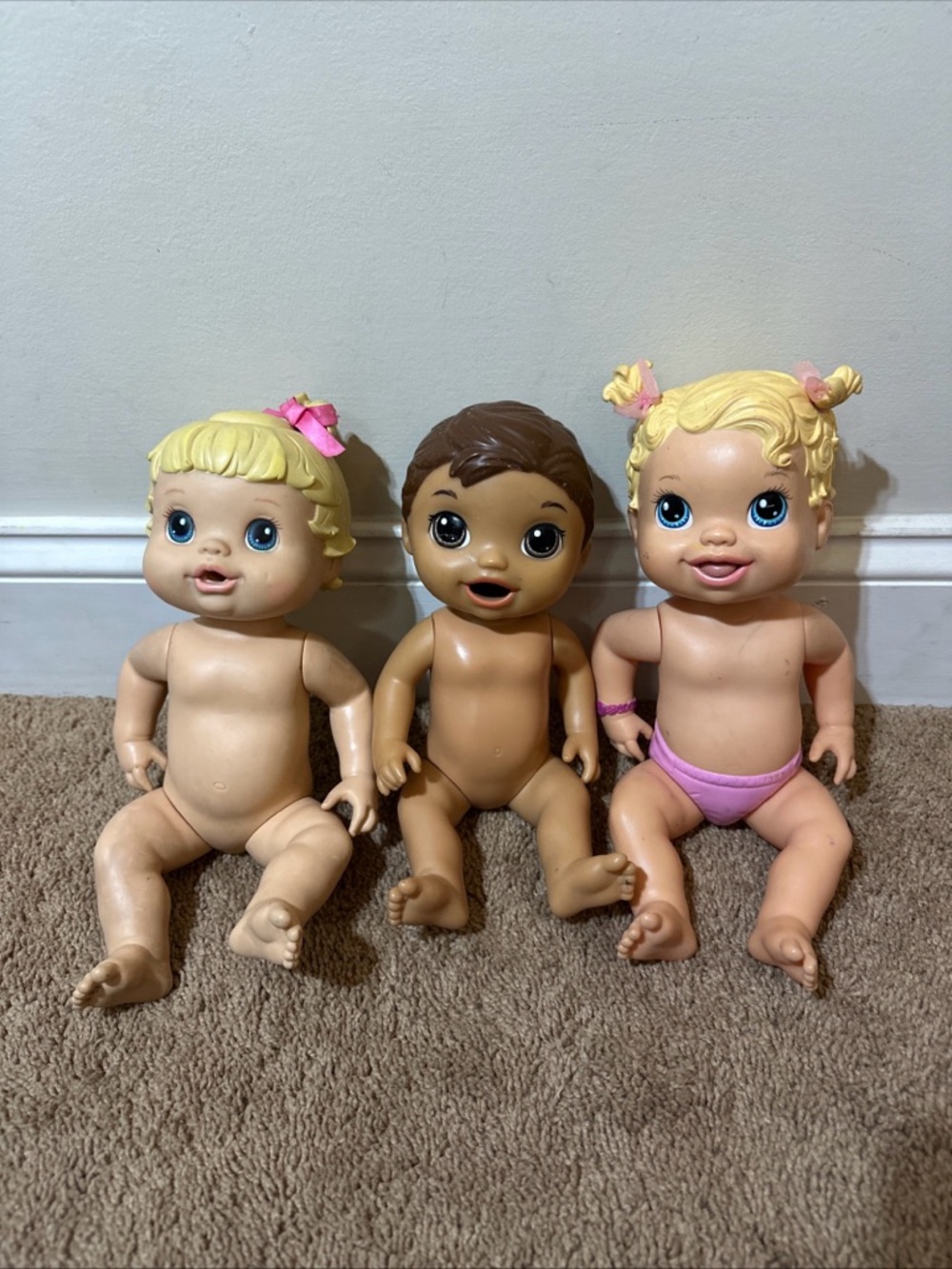 Baby Alive Dolls Yummy Treat Snacking Luke Hasbro Various Years Used Markings 3
